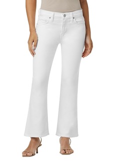Hudson Jeans Hudson Petite Nico Mid Rise Bootcut Jeans in White