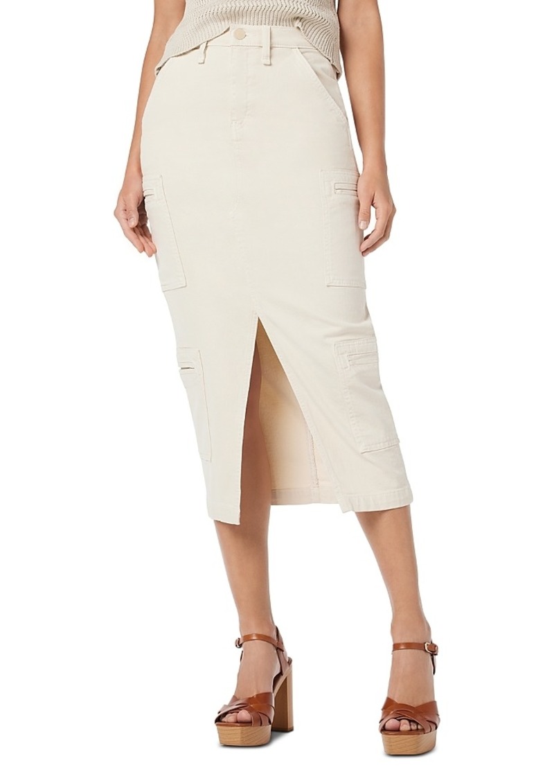 Hudson Jeans Hudson Reconstructed Center Slit Midi Skirt