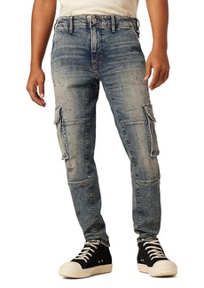 Hudson Jeans Hudson Reese Straight Fit Cargo Jeans in Gradient Gray