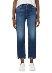 Hudson Jeans Hudson Remi High Rise Crop Straight Jeans in Blue Rose