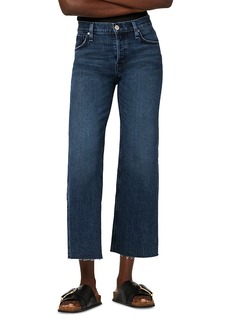 Hudson Jeans Hudson Rosie High Rise Wide Leg Cropped Jeans in Lakeside