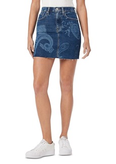Hudson Jeans Hudson The Viper Paisley Mini Skirt