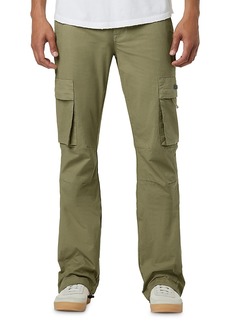 Hudson Jeans Hudson Walker Kick Flare Cargo Pants in Ripstop Army Green