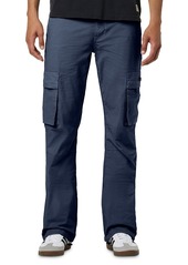 Hudson Jeans Hudson Walker Kick Flare Cargo Pants in Ripstop Navy