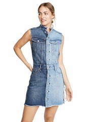 HUDSON Jeans Women's DIY-Pieced Dress  LG