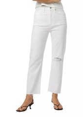 Hudson Jeans Jade High-Rise Loose-Fit Crop Straight Jeans