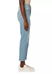 Hudson Jeans Jade High-Rise Straight-Leg Jeans