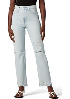 Hudson Jeans Jade High-Rise Straight Loose Fit in Aries