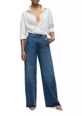 Hudson Jeans James Petite High-Rise Wide-Leg Jeans