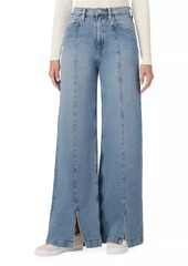 Hudson Jeans James Wide-Leg Split-Hem Jeans