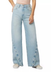 Hudson Jeans James Wide-Leg Zip-Hem Jeans