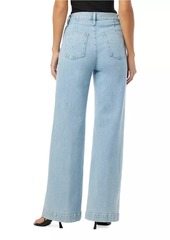 Hudson Jeans Jodie Pleated Front Yoke Wide-Leg Jeans