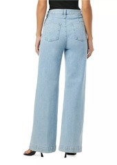 Hudson Jeans Jodie Pleated Front Yoke Wide-Leg Jeans