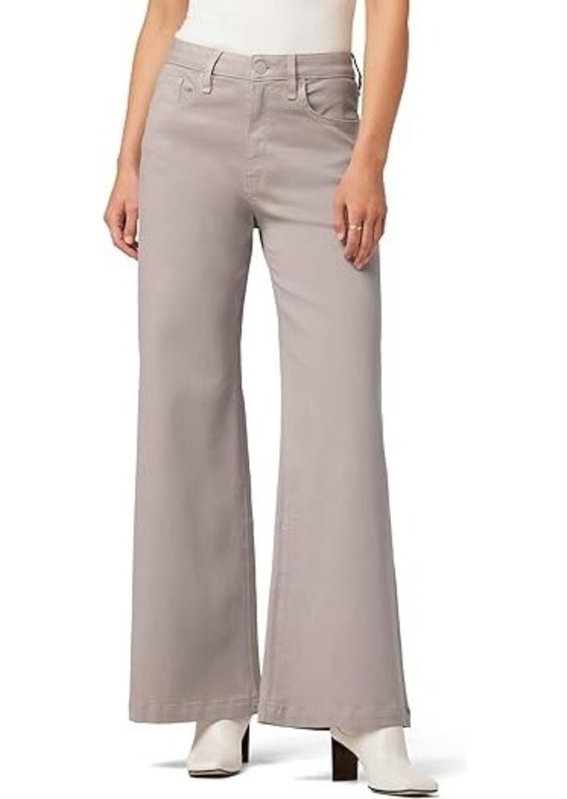 Hudson Jeans Jodie Wide Leg in Coated Moonrock