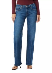Hudson Jeans Kelli Low-Rise Loose-Fit Straight Jeans
