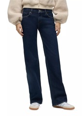 Hudson Jeans Kelli Low-Rise Wide-Leg Jeans