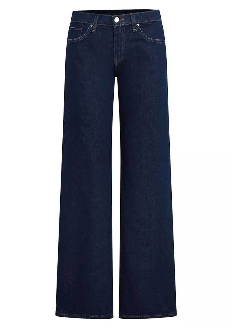 Hudson Jeans Kelli Low-Rise Wide-Leg Jeans