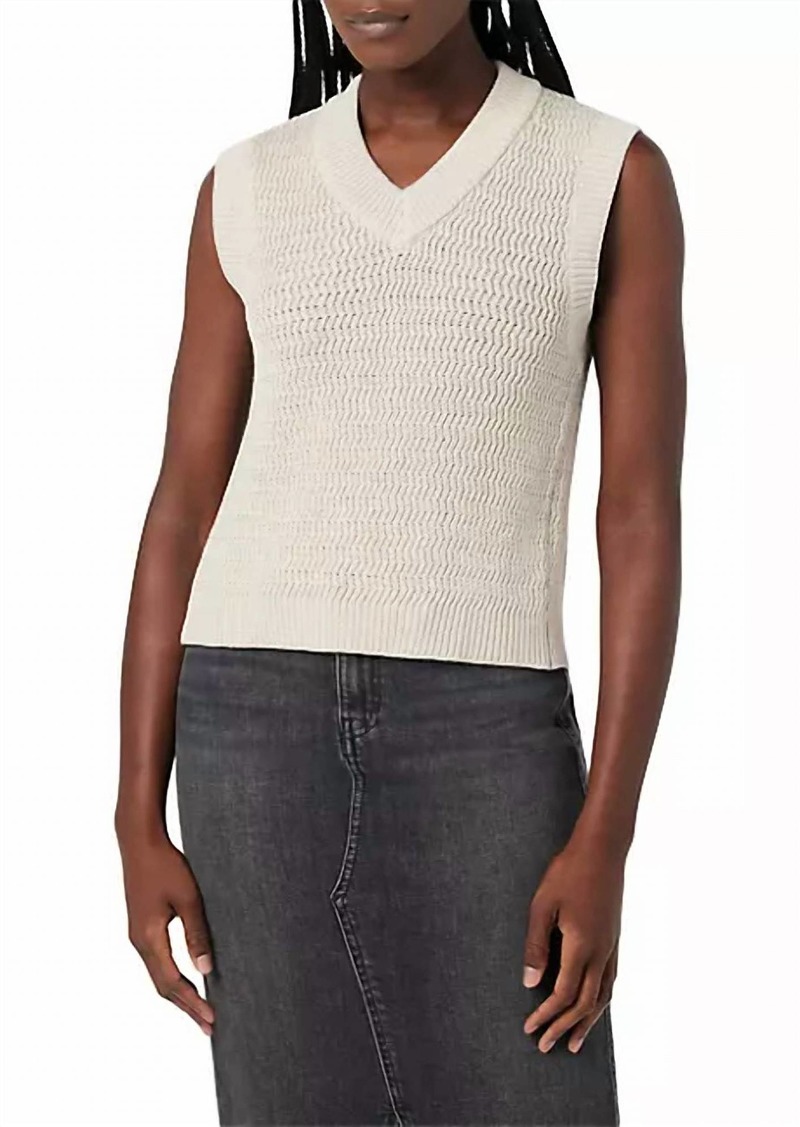 Hudson Jeans Knot Sweater In Ivory