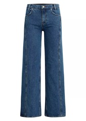 Hudson Jeans Lexi Seamed Straight Jeans