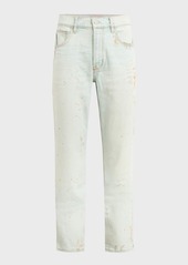Hudson Jeans Men's Reece Splatter Denim Straight Leg Jeans