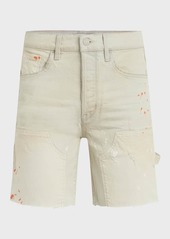 Hudson Jeans Men's Splatter-Effect Carpenter Shorts