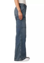 Hudson Jeans Mid-Rise Wide-Leg Cargo Jeans
