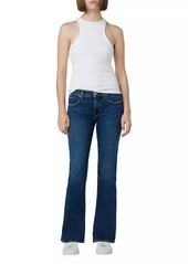 Hudson Jeans Nico Mid-Rise Barefoot Boot-Cut Jeans