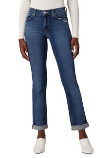 Hudson Jeans Nico Mid Rise Straight Ankle Jeans