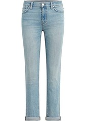 Hudson Jeans Nico Mid-Rise Straight Ankle with Roll Hem in Glory Days
