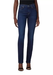 Hudson Jeans Nico Mid-Rise Straight-Leg Jeans