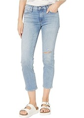 Hudson Jeans Nico Straight Mid-Rise Crop Straight with Deconstruction in Recover