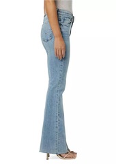 Hudson Jeans Petite Barbara High-Rise Slit Bootcut Jeans