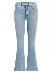 Hudson Jeans Petite Barbara High-Rise Slit Bootcut Jeans