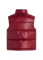 Hudson Jeans Quilted Faux Leather Vest