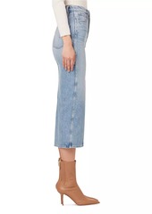 Hudson Jeans Reconstructed Denim Midi-Skirt