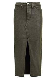 Hudson Jeans Reconstructed Midi-Skirt