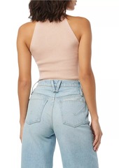 Hudson Jeans Ribbed Merino Wool Crop Top