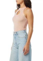 Hudson Jeans Ribbed Merino Wool Crop Top