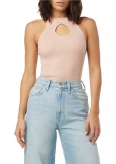 Hudson Jeans Ribbed Merino Wool Crop Top