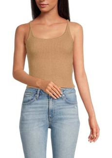 Hudson Jeans Ribbed Wool Blend Tank Top