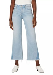Hudson Jeans Rose High-Rise Wide-Leg Crop Jeans