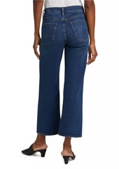 Hudson Jeans Rosie High-Rise Wide-Leg Ankle Jeans