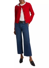 Hudson Jeans Rosie High-Rise Wide-Leg Ankle Jeans