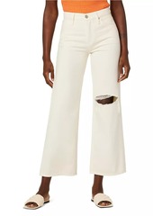 Hudson Jeans Rosie High-Rise Wide-Leg Crop Jeans