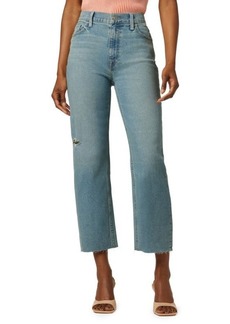 Hudson Jeans Rosie High Rise Wide Leg Cropped Jeans