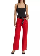 Hudson Jeans Rosie High-Rise Wide-Leg Jeans