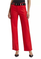 Hudson Jeans Rosie High-Rise Wide-Leg Jeans