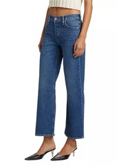 Hudson Jeans Rosie High-Waist Wide-Leg Ankle Jeans