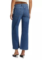 Hudson Jeans Rosie High-Waist Wide-Leg Ankle Jeans