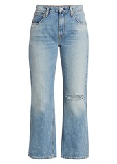 Hudson Jeans Sloane Distressed Wide Jeans